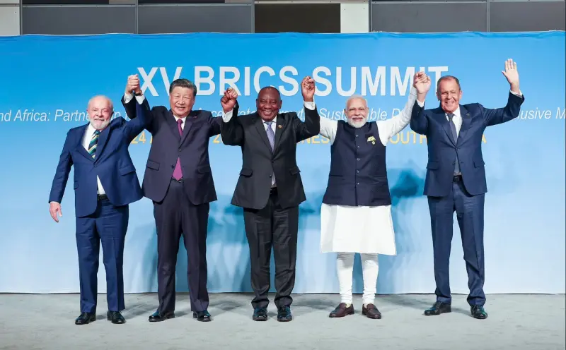 Date: July 6-7, 2025 Location: Rio de Janeiro, Brazil Theme: Strengthening Global South Cooperation for Inclusive and Sustainable Governance New Member: Indonesia joined BRICS in 2025 Key Issues: Global governance reform, terrorism, climate finance, AI governance BRICS Population: Represents over 40% of the world’s population BRICS Economy: Accounts for 40% of global GDP (purchasing power parity)Source: The Hindu