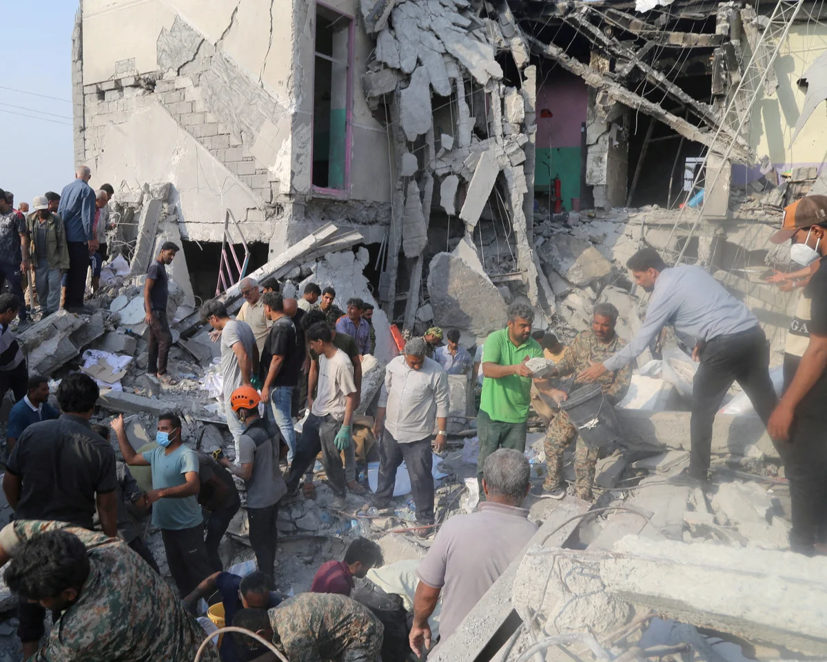 Iran has said more than 160 people were killed in the strike on the school in Minab on 28 February. Photograph: Abbas Zakeri/Mehr News/WANA/Reuters